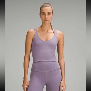 Lululemon Align Tank Top Purple Ash newer square size 4
